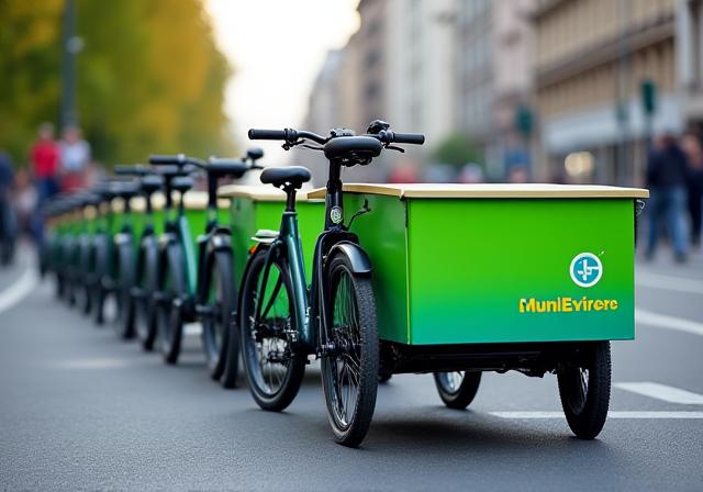 E-Cargobikes nachhaltige Zustellung Wien
